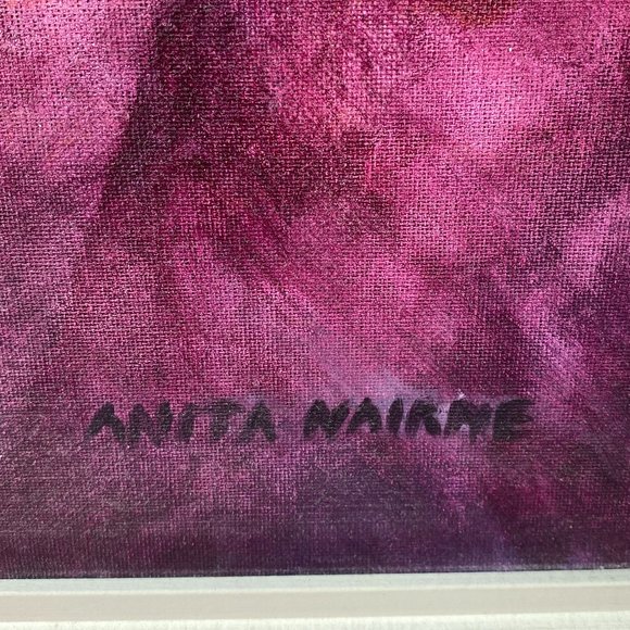 ORIGINAL ACRYLIC PAINTING - ANITA NAIRNE (EUC) / FREE SHIPPING READ DESCR. - Picture 5 of 8